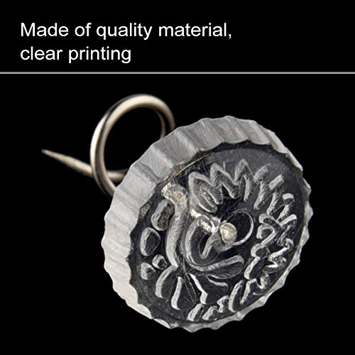 كوكا دبابيس تنجيد KUUQA ذات رؤوس شفافة، دبابيس لتثبيت أغطية الأسرة وتزيينها، 50 قطعة - Image 3